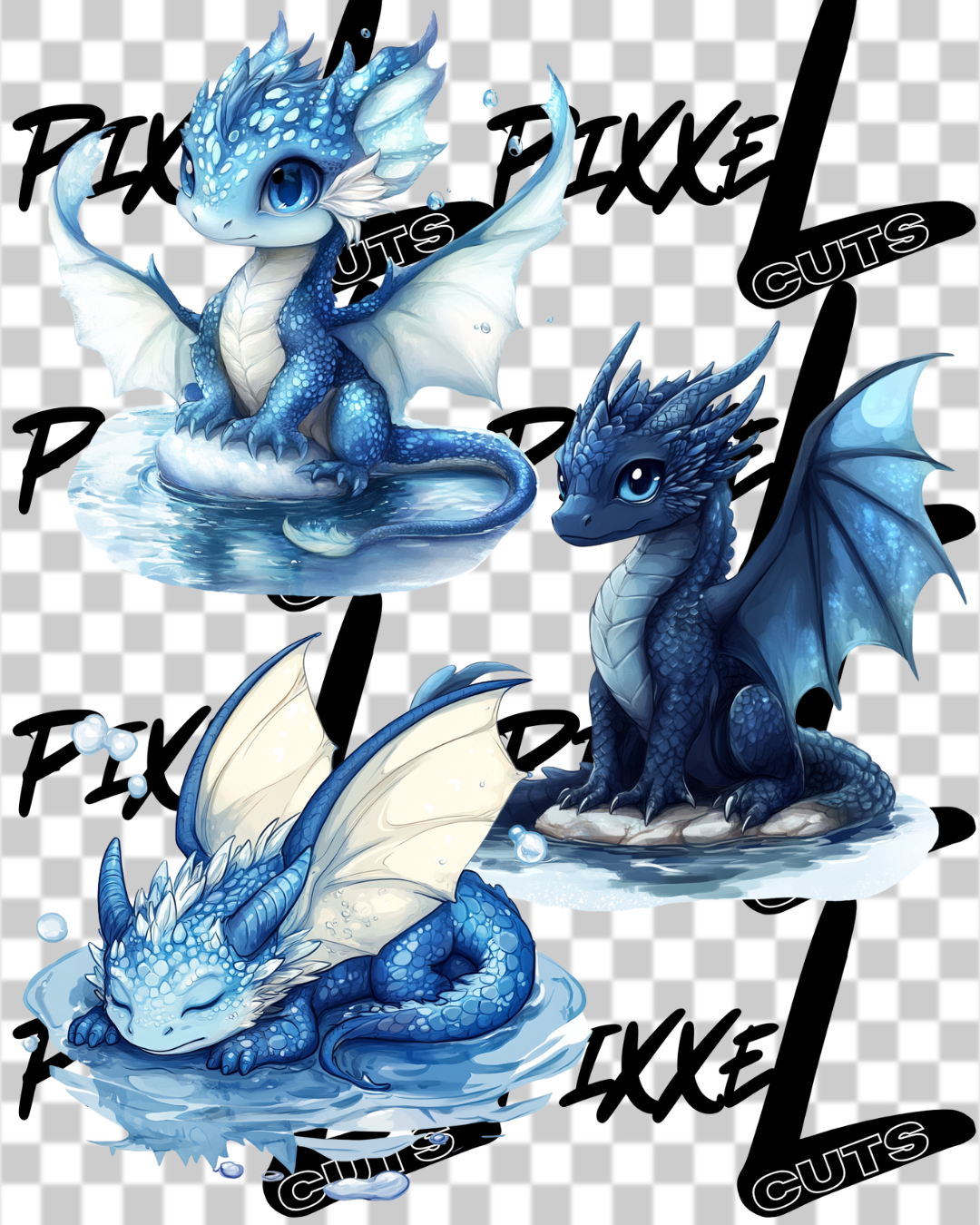 Dragons Bundle // Digital Art