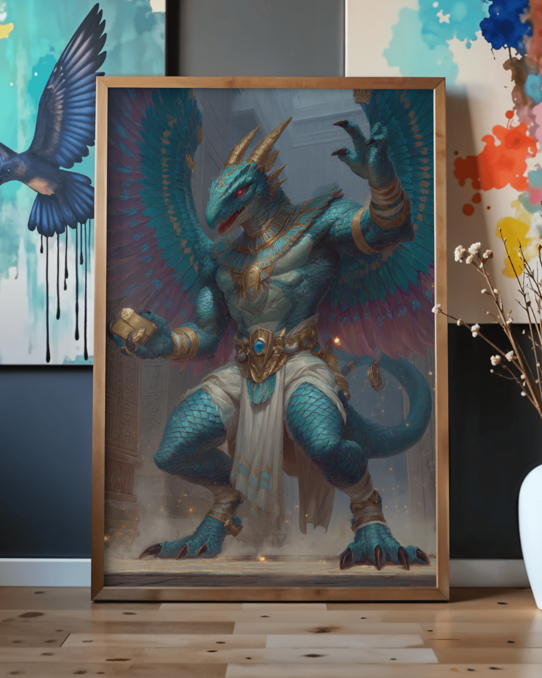 Premium Poster // Drachenkrieger_Egypten