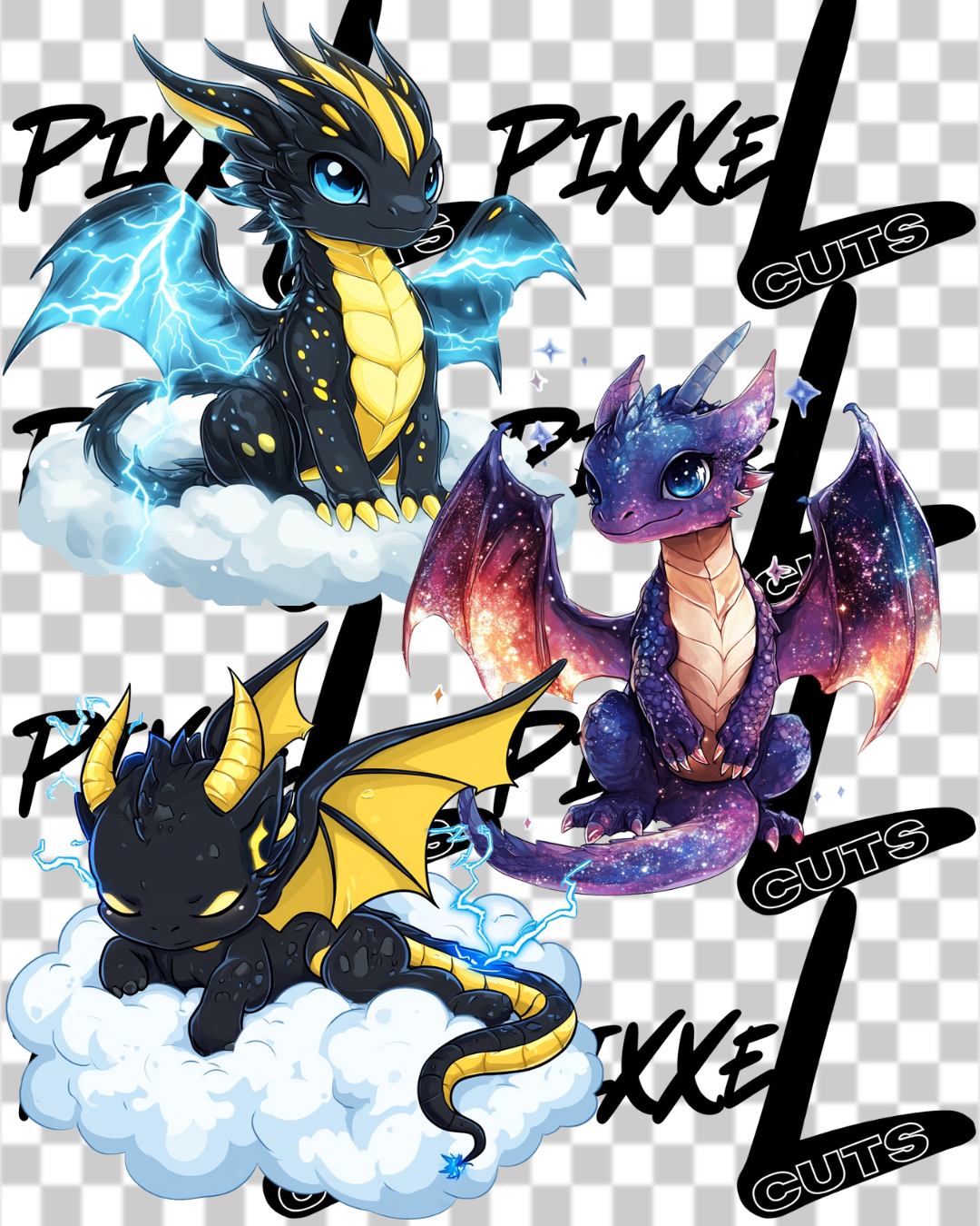 Dragons Bundle // Digital Art