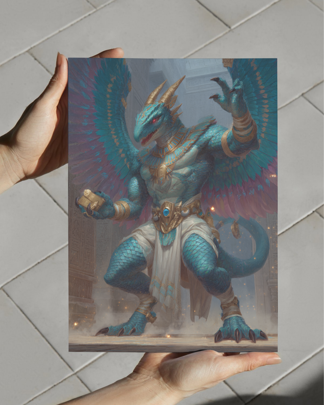 Premium Poster // Drachenkrieger_Egypten