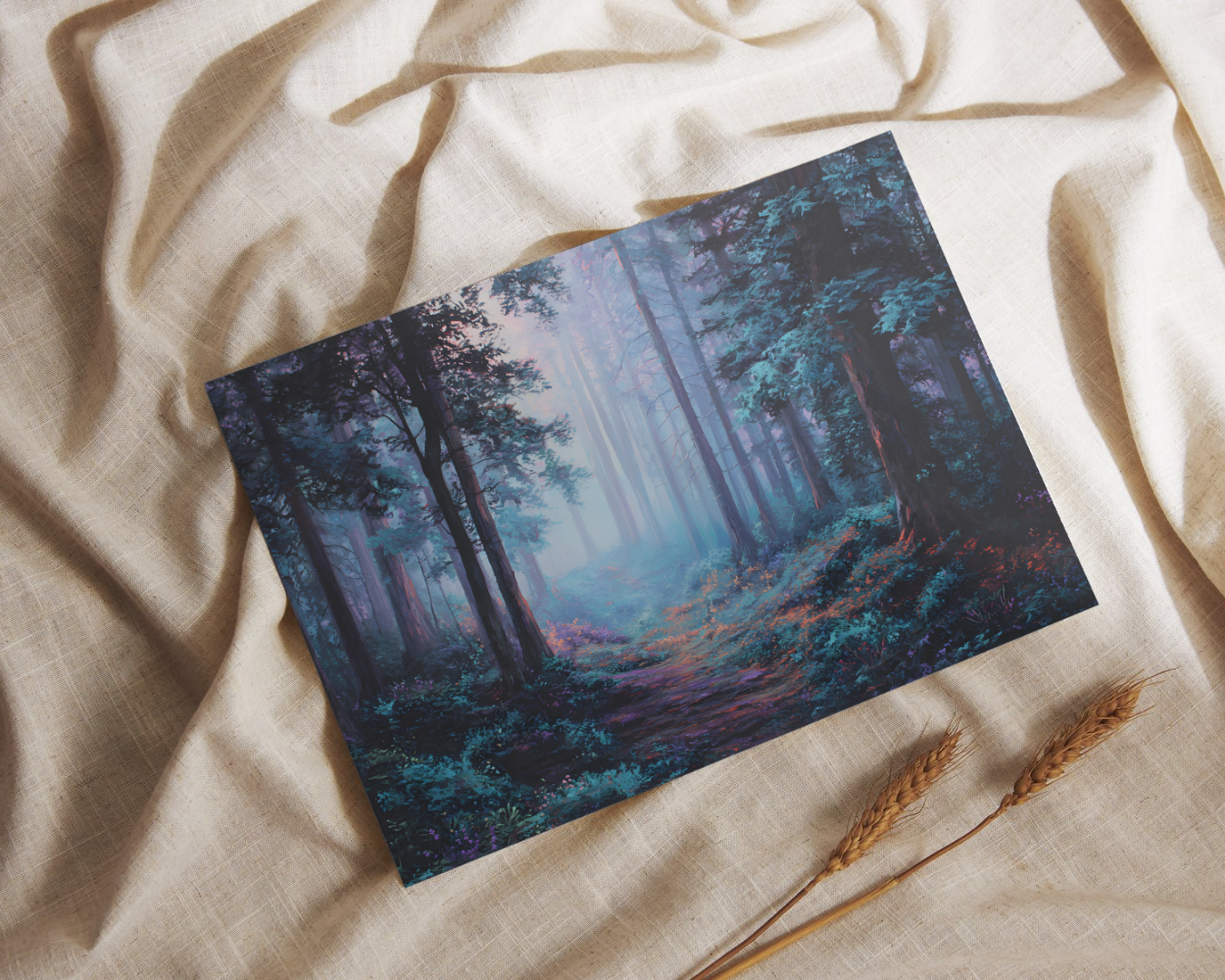 Premium Poster // Mystischer Wald