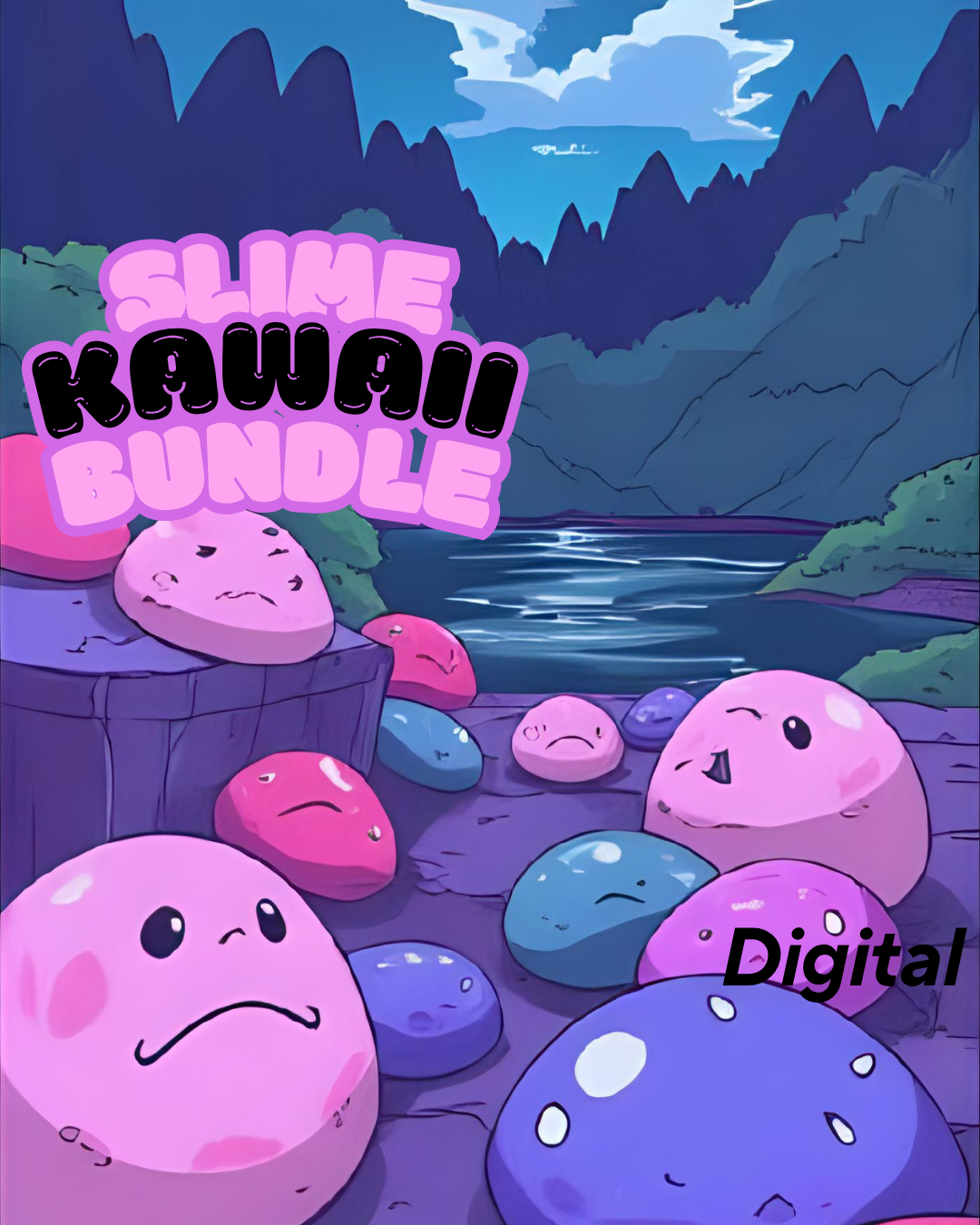 Slime Bundle // Digital Art