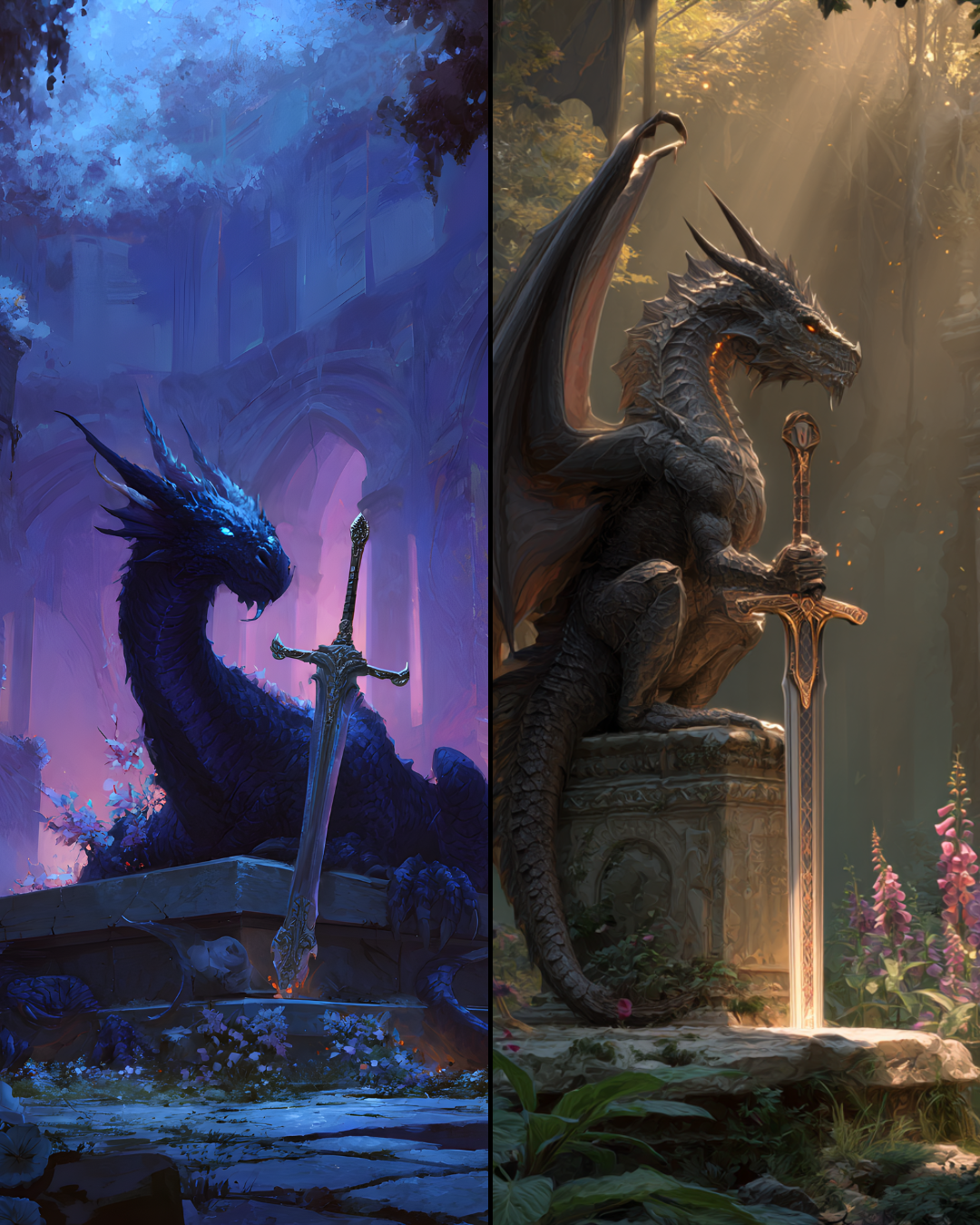 Digital Poster // Dragon