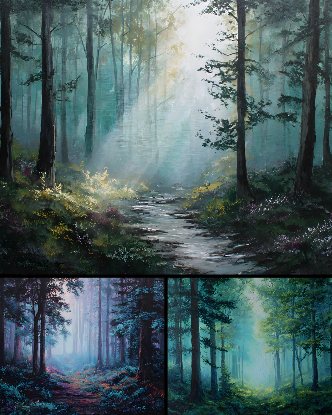 Digital Poster // Mystischer Wald