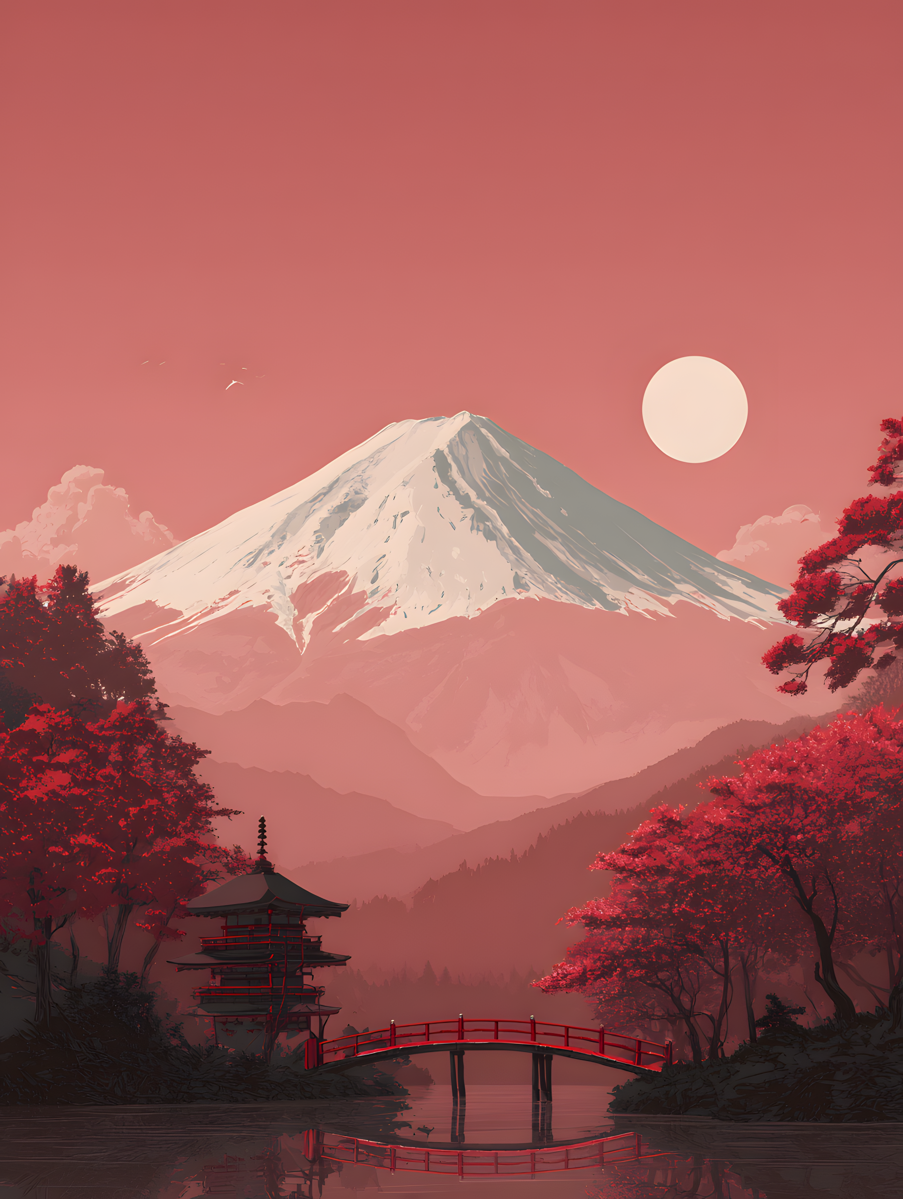 Digital Poster // Mount Fuji